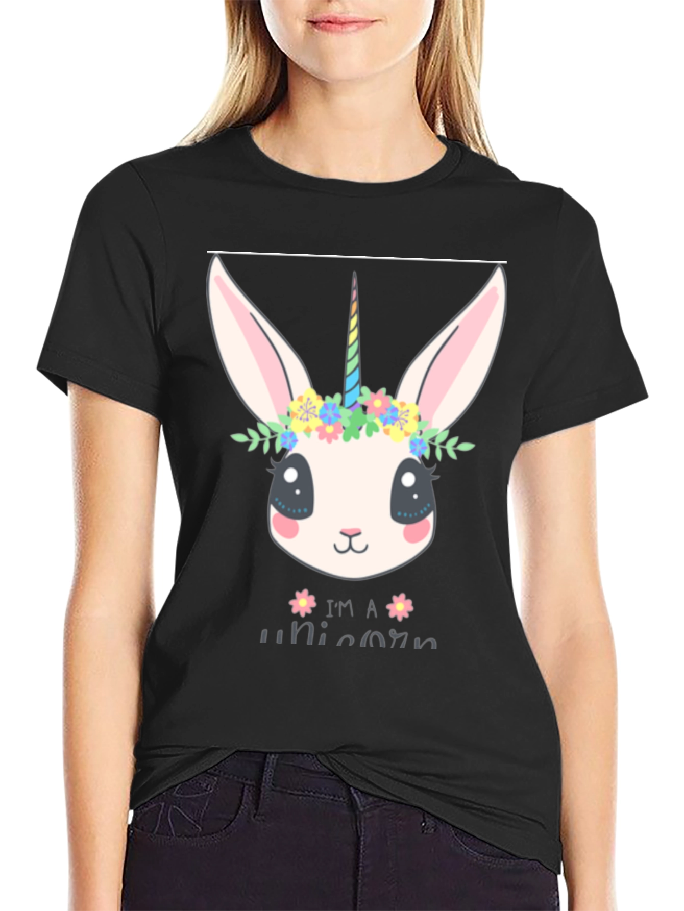 Bunny Unicorn Graphic Tee