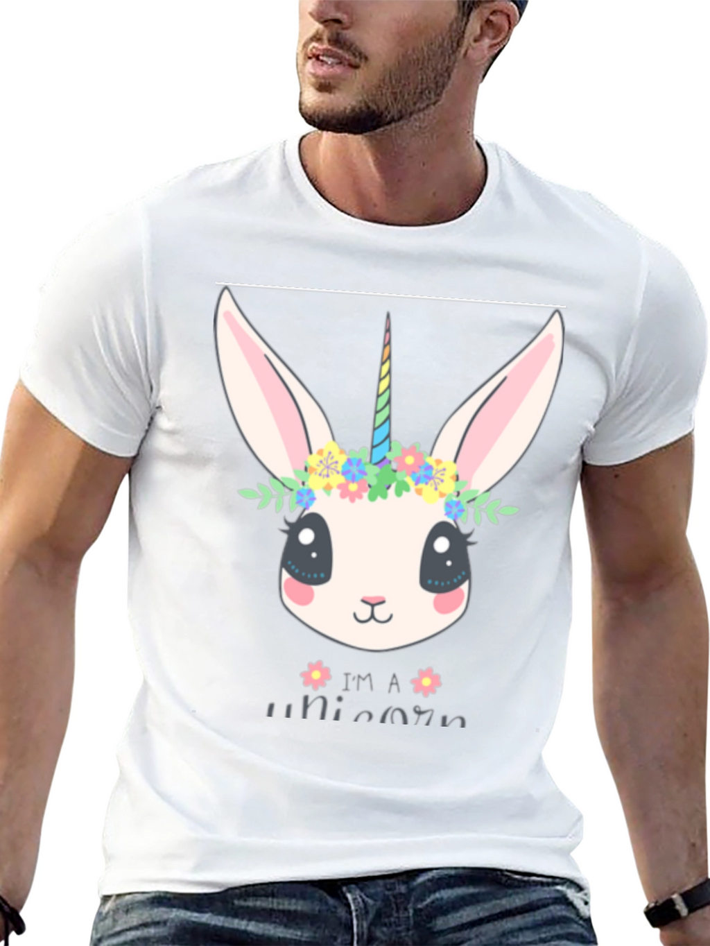 Bunny Unicorn Graphic Tee