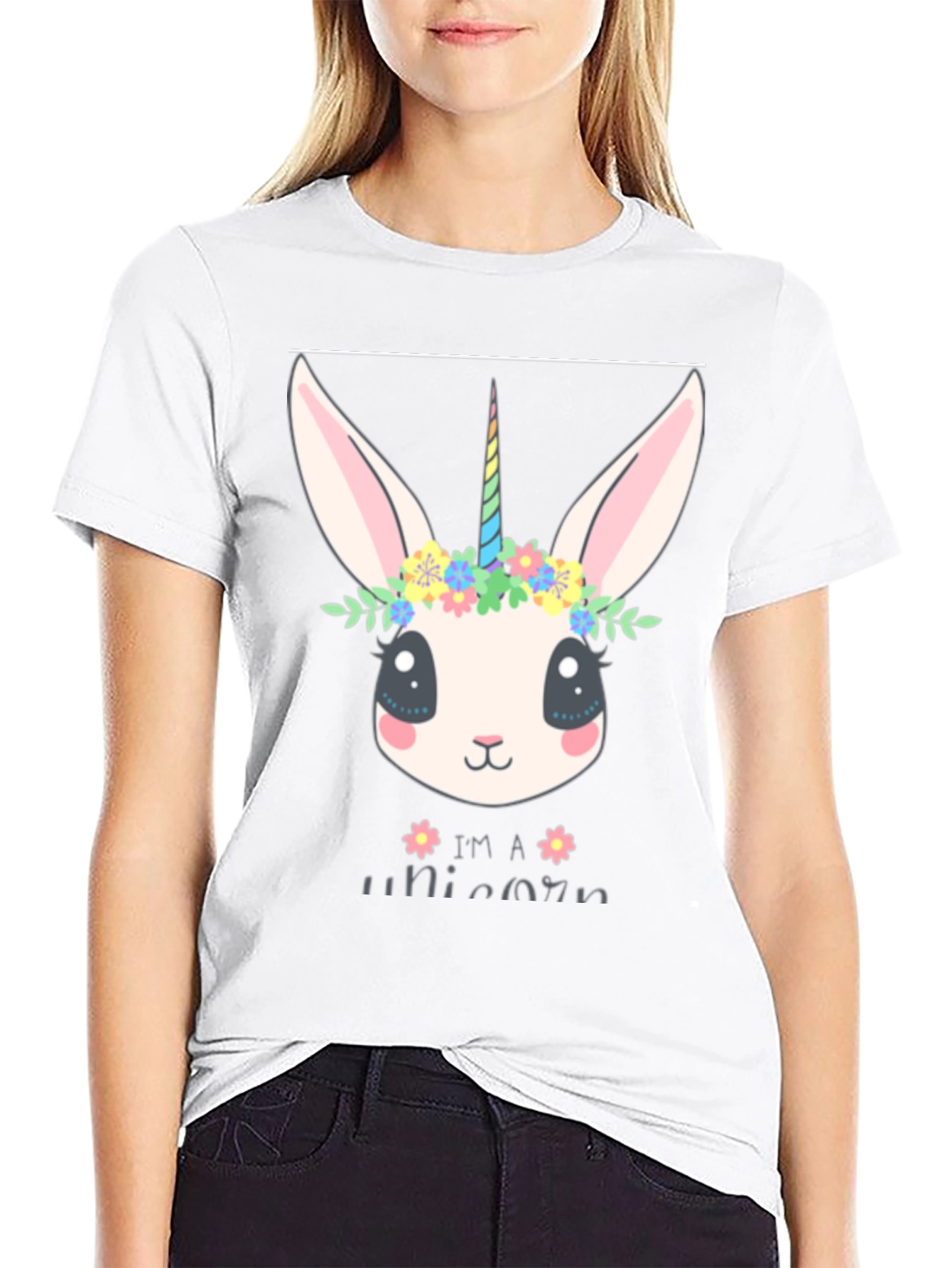 Bunny Unicorn Graphic Tee