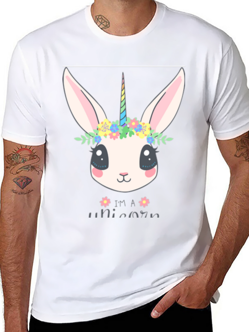 Bunny Unicorn Graphic Tee