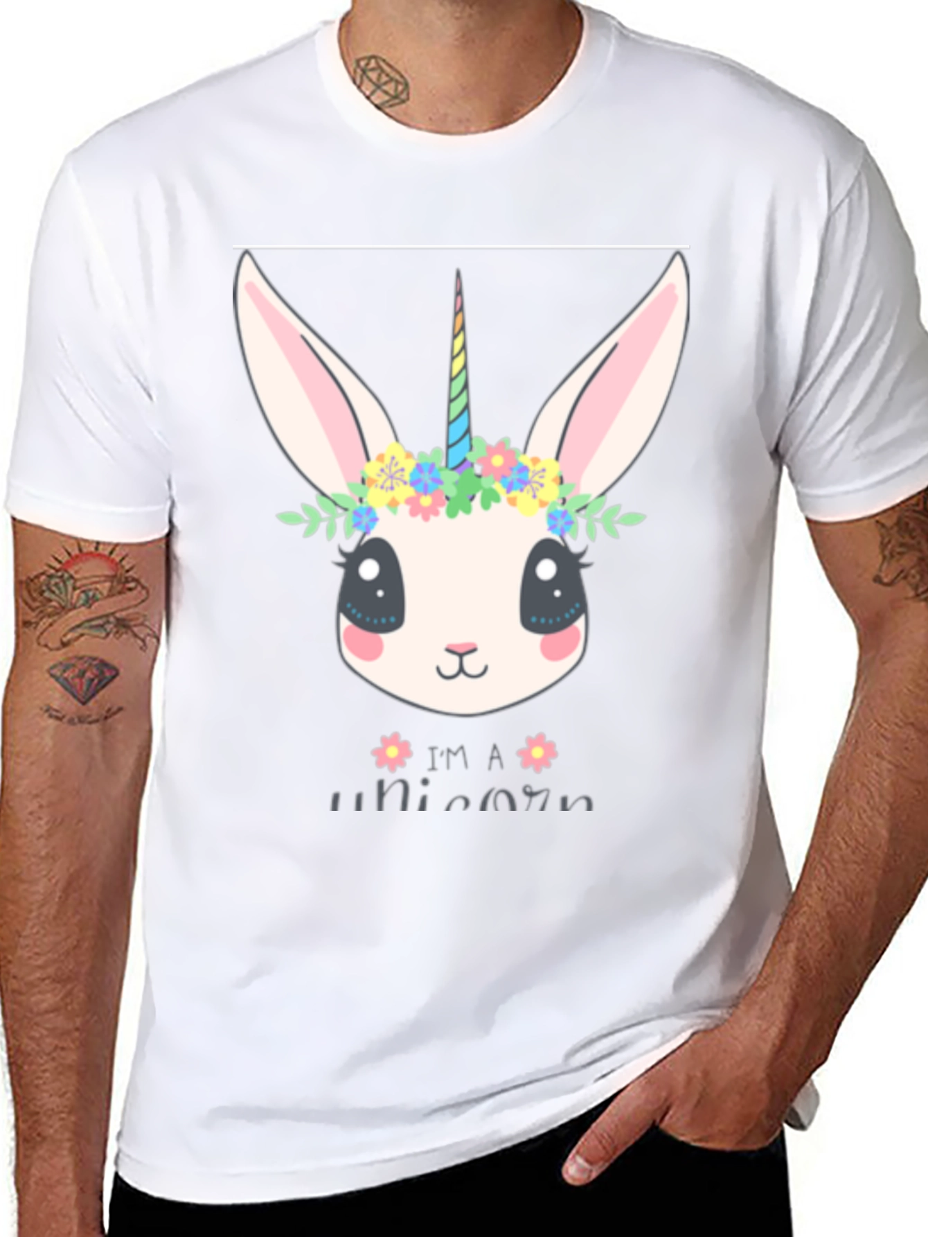 Bunny Unicorn Graphic Tee