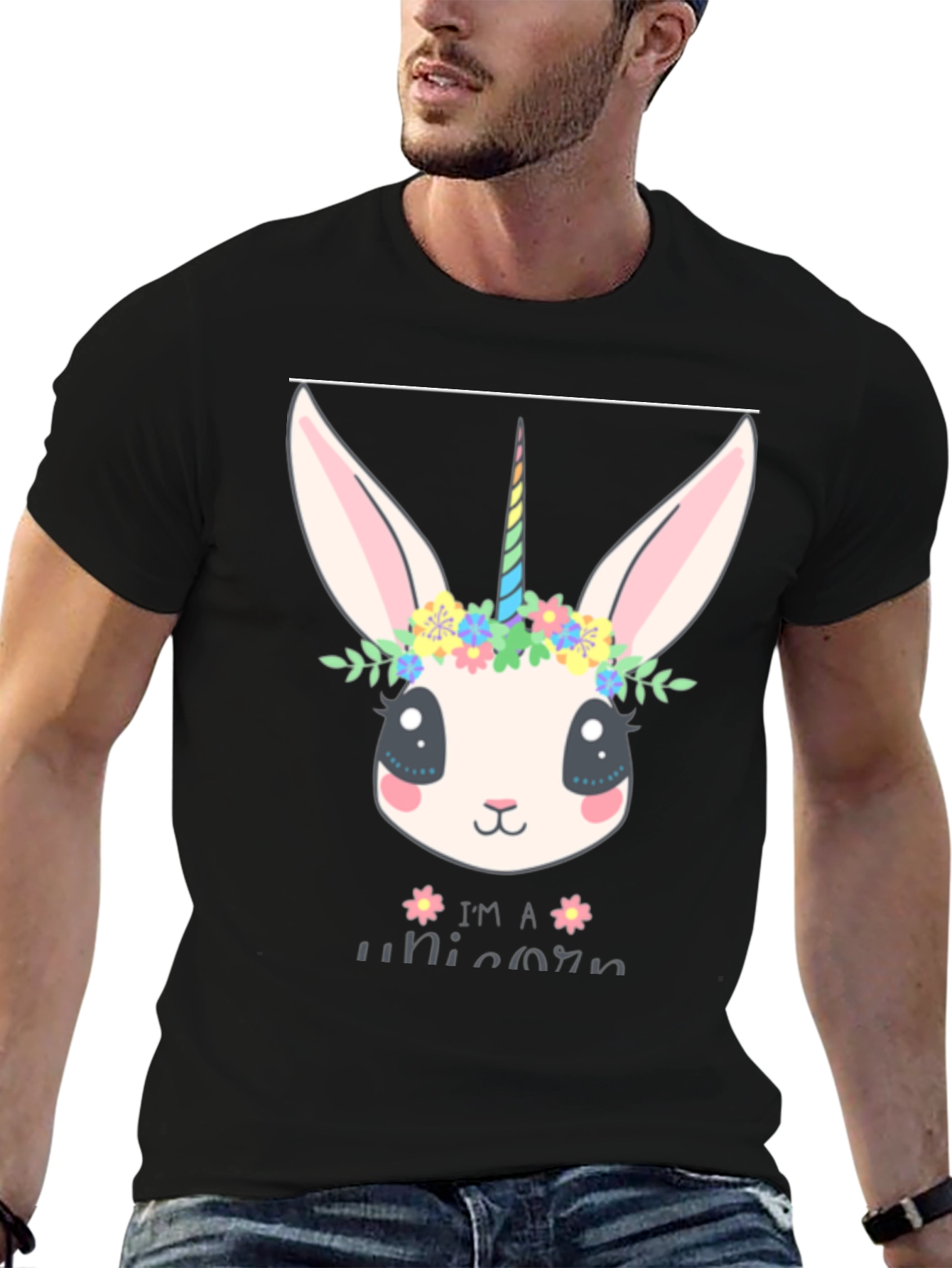 Bunny Unicorn Graphic Tee