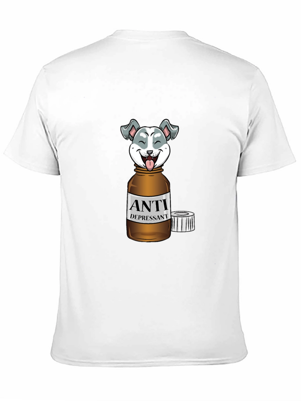 Anti-Depressant Husky Graphic T-Shirt