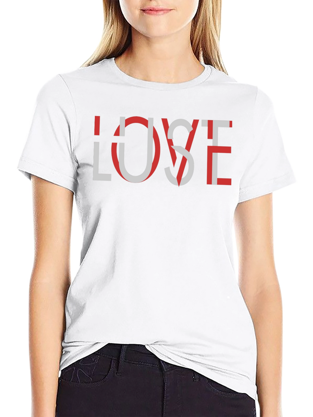 Modern LOVE Graphic Tee - Trendy Casual Wear