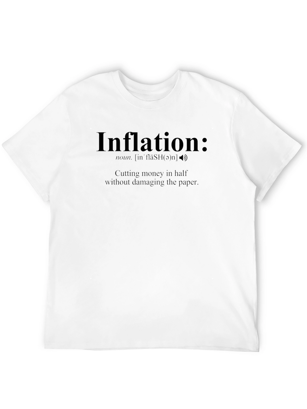 Inflation Definition Graphic T-Shirt