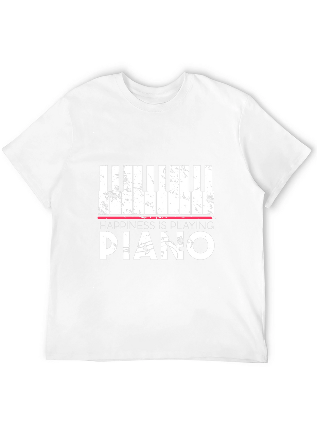 Happiness is Playing Piano T-Shirt
