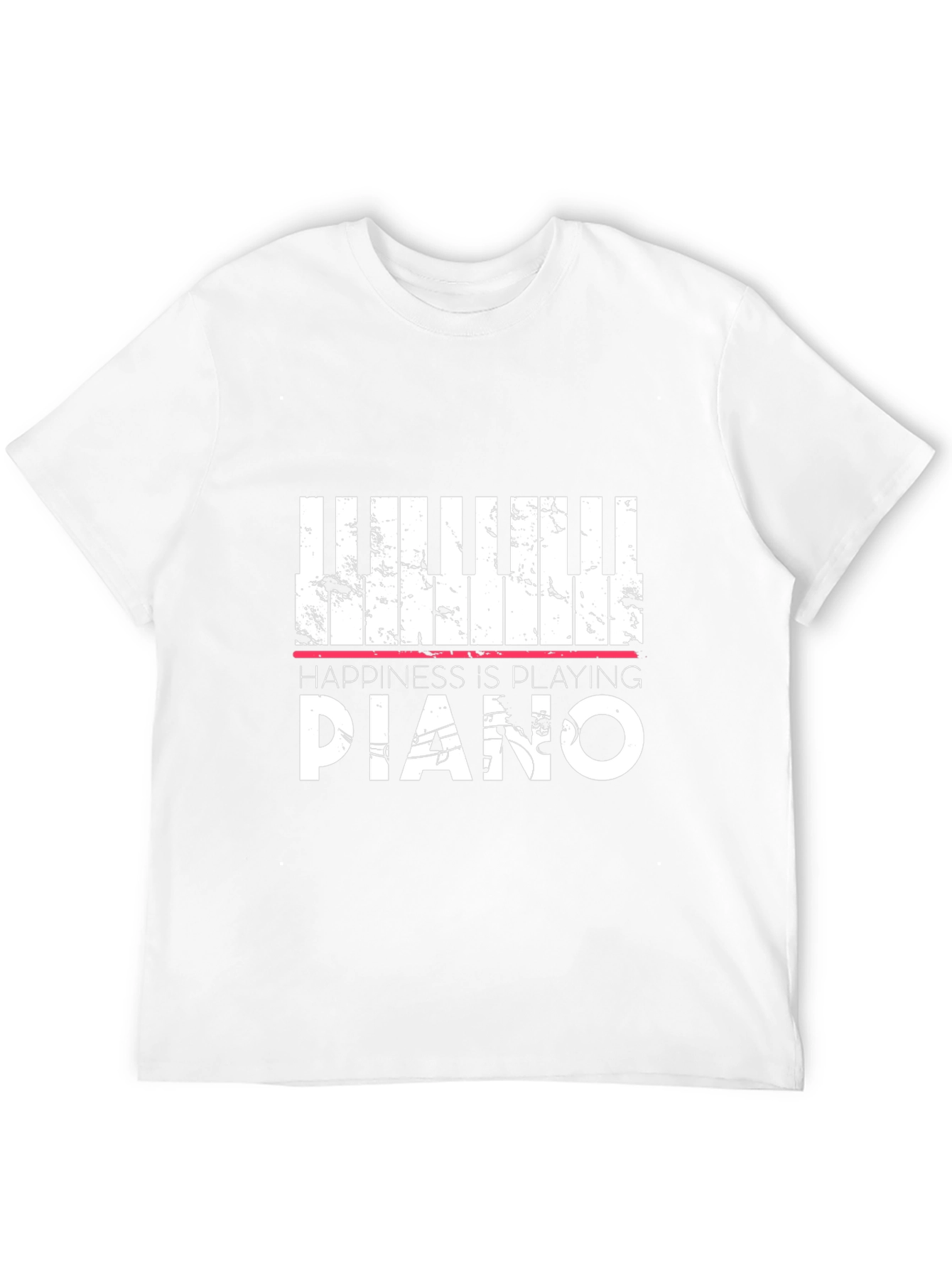 Happiness is Playing Piano T-Shirt