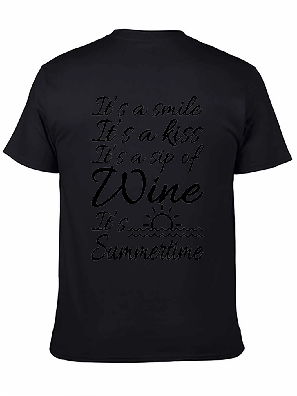 Its Wine OClock Tee - Summer Vibes