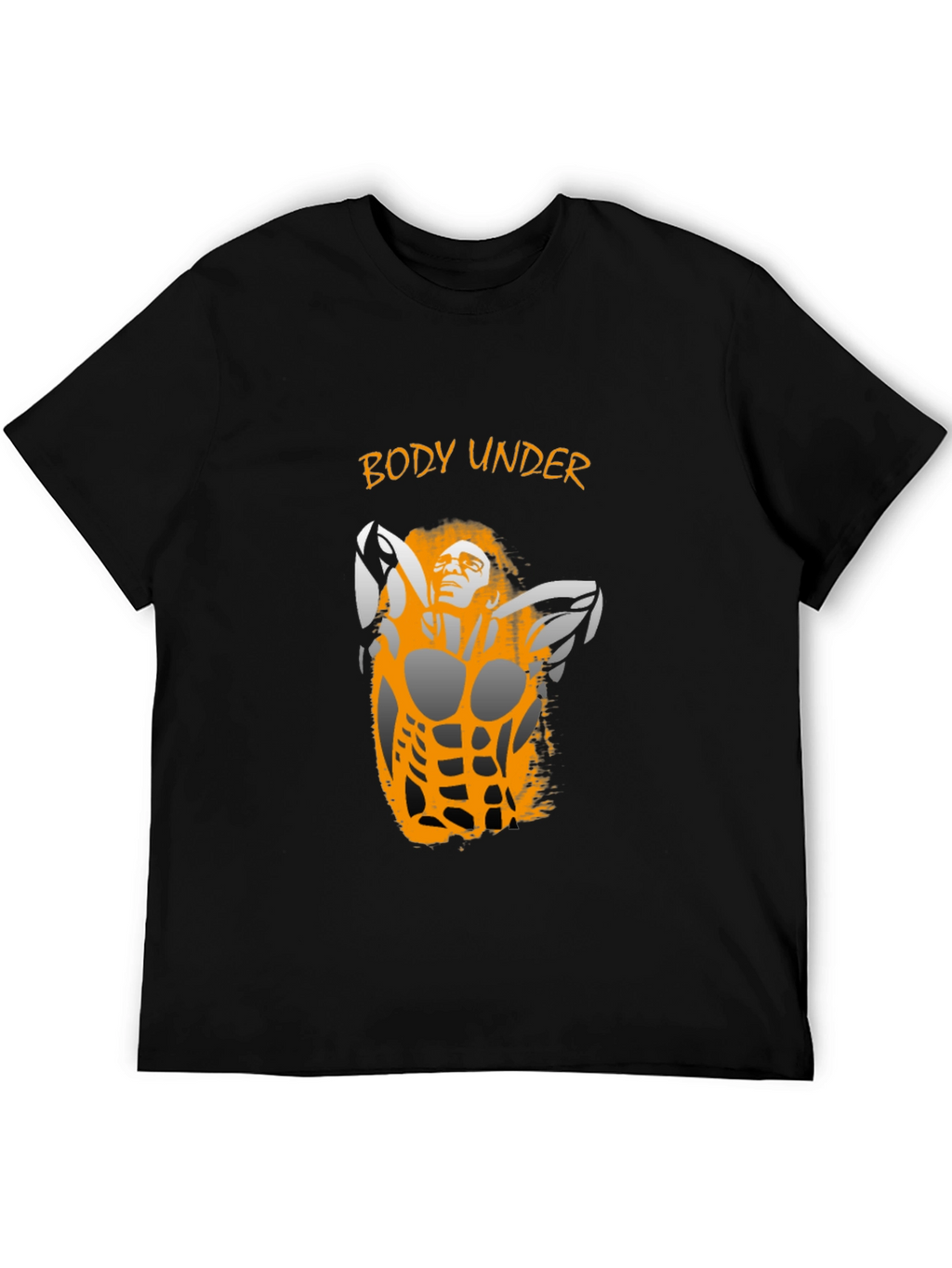 Body Under Graphic Tee - Black