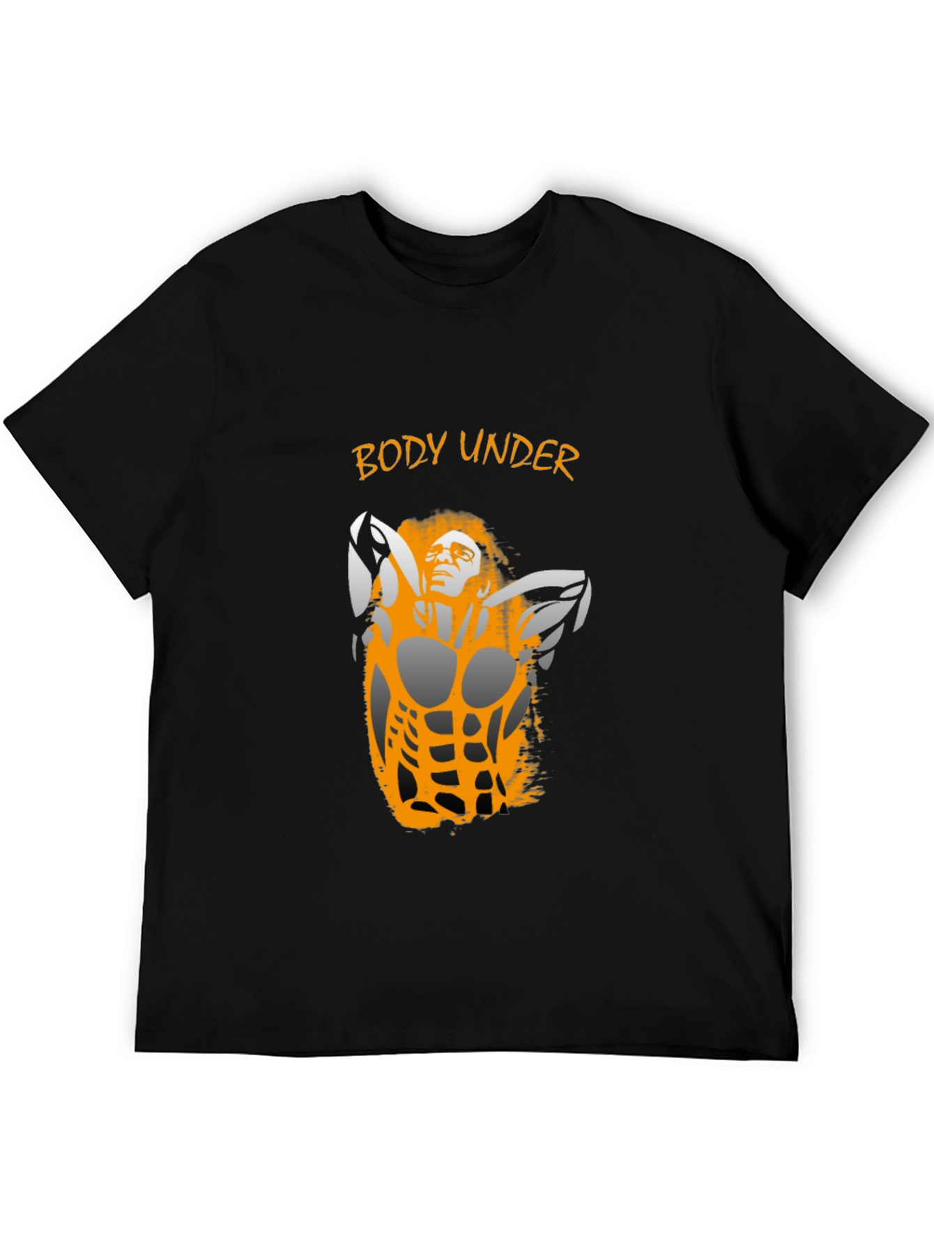 Body Under Graphic Tee - Black