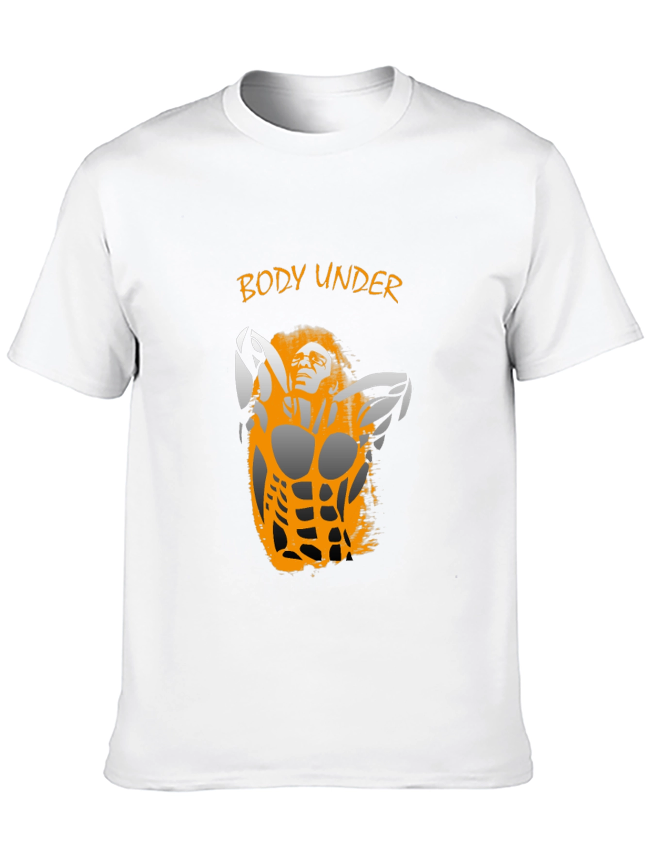 Body Under Graphic Tee - Black