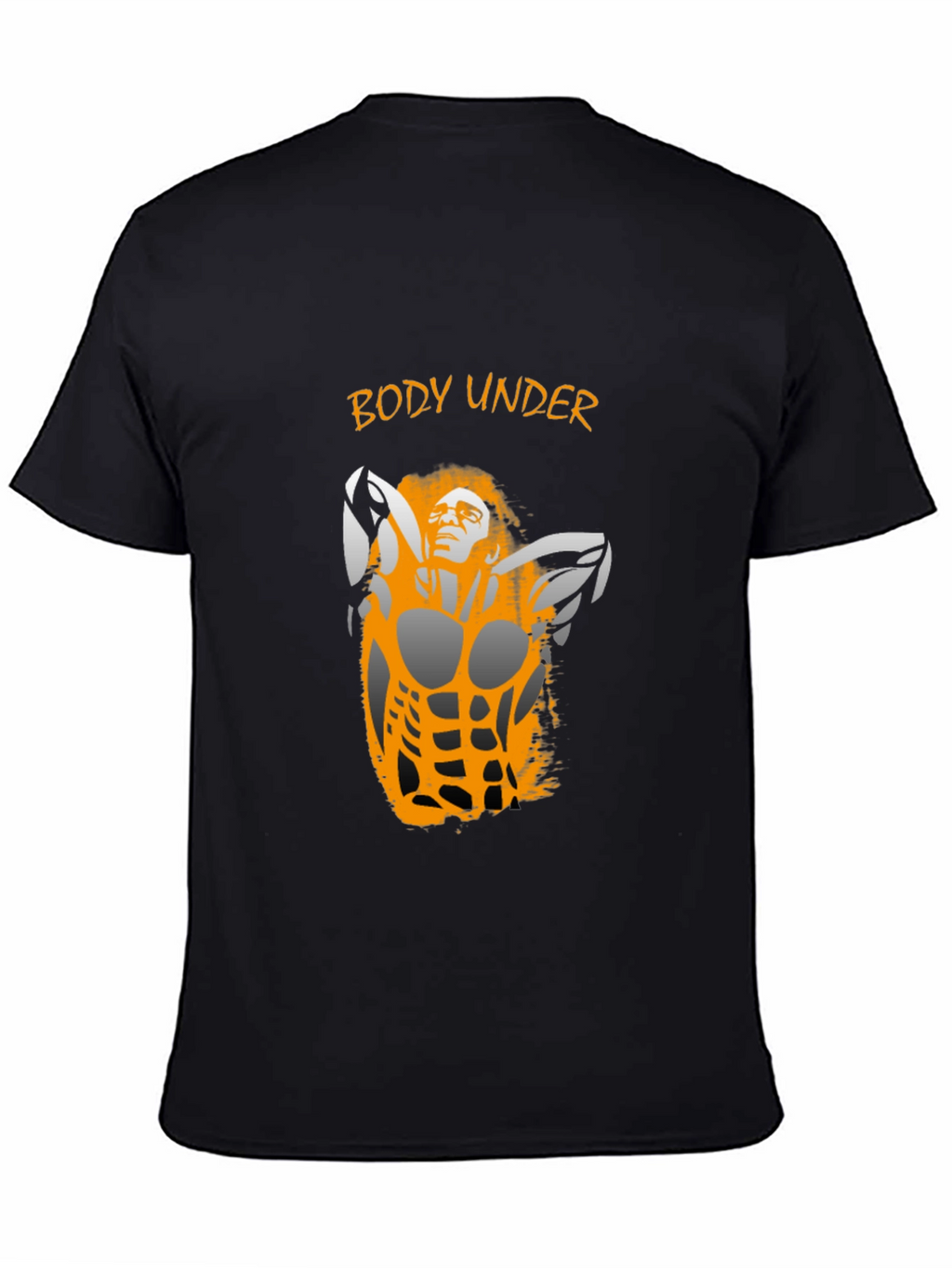 Body Under Graphic Tee - Black