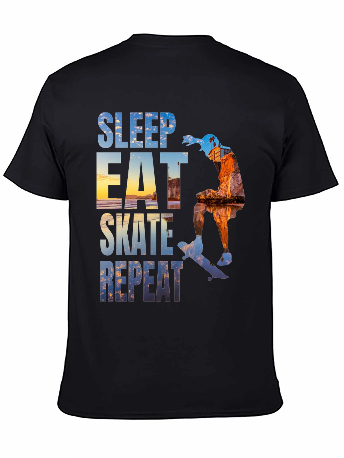 Sleep Eat Skate Repeat Graphic Tee