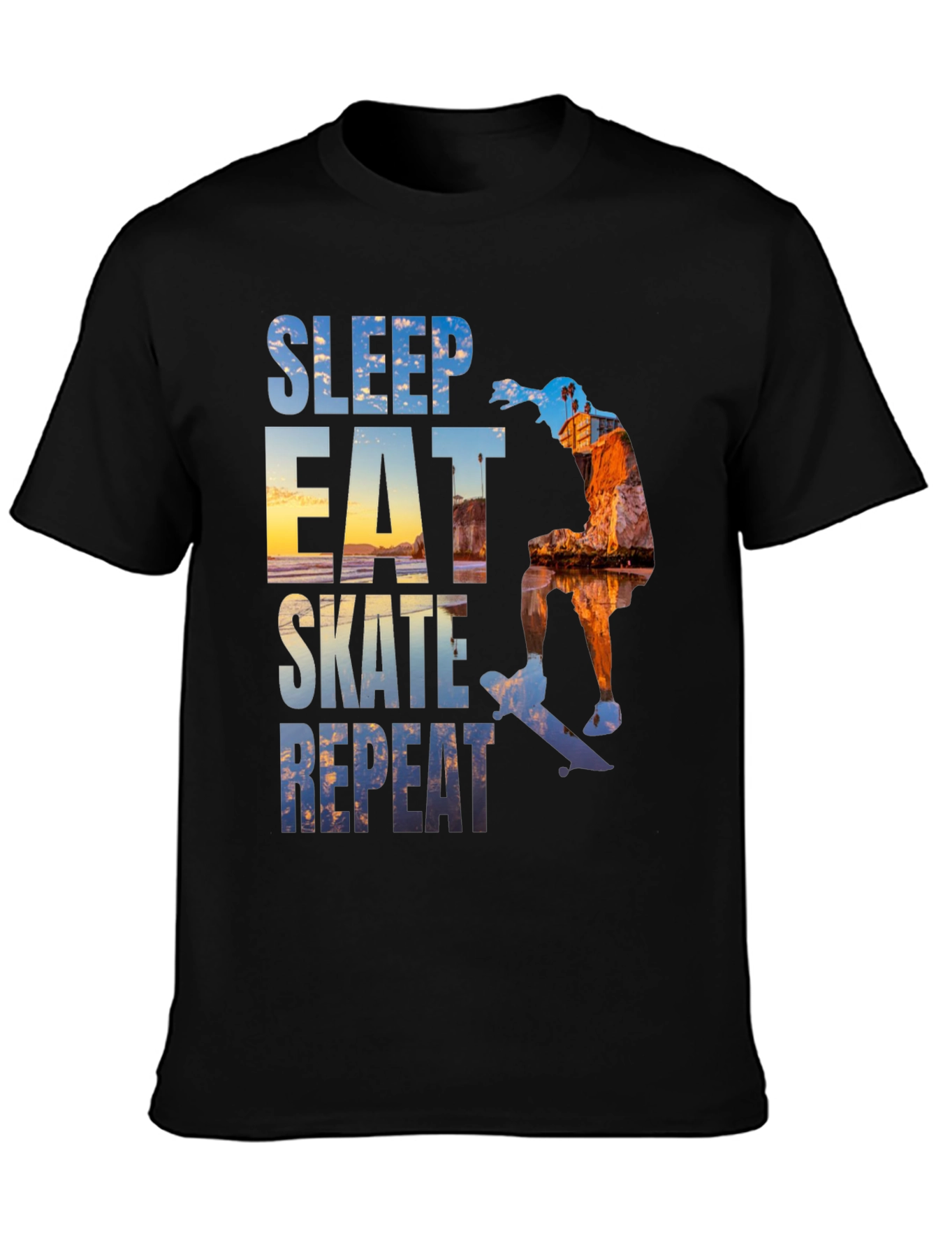 Sleep Eat Skate Repeat Graphic Tee
