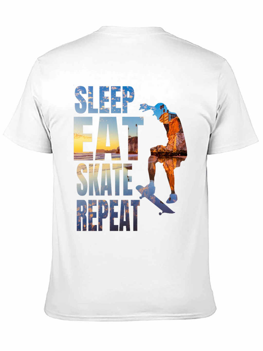 Sleep Eat Skate Repeat Graphic Tee