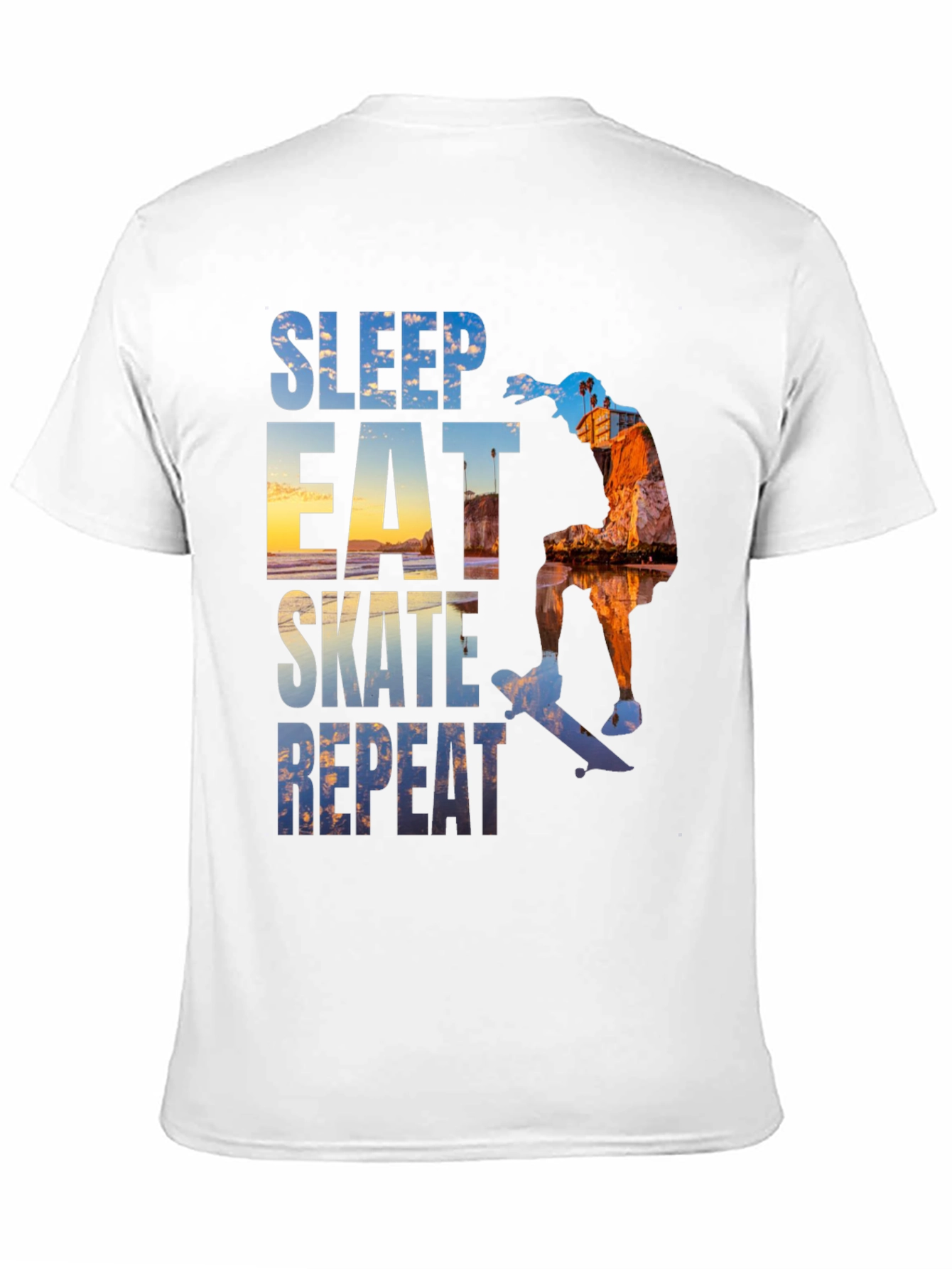 Sleep Eat Skate Repeat Graphic Tee
