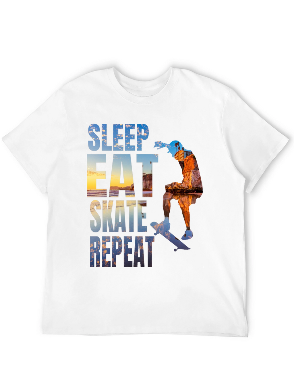 Sleep Eat Skate Repeat Graphic Tee