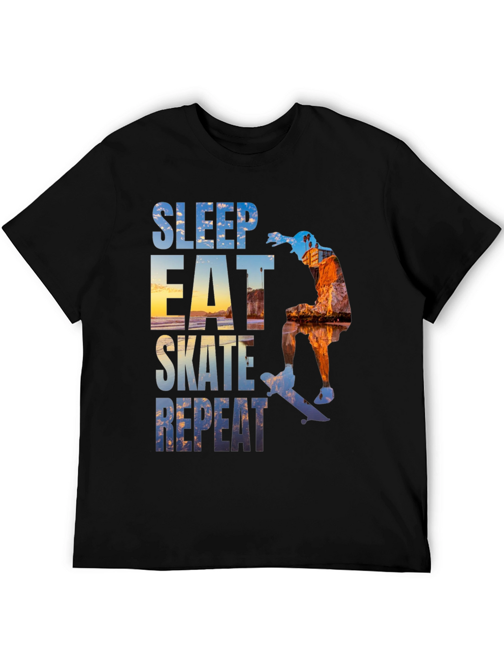 Sleep Eat Skate Repeat Graphic Tee