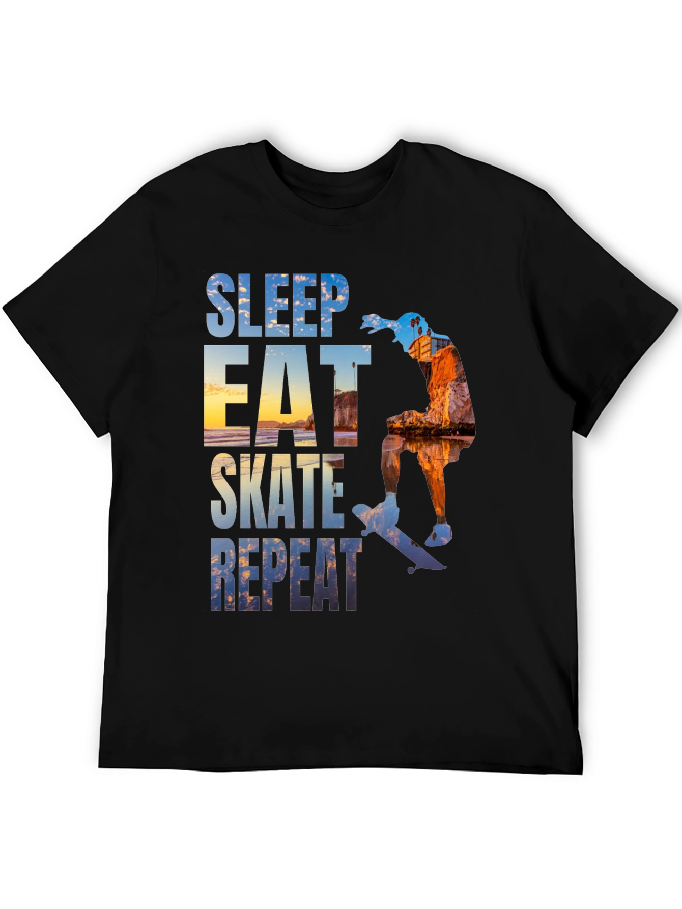 Sleep Eat Skate Repeat Graphic Tee