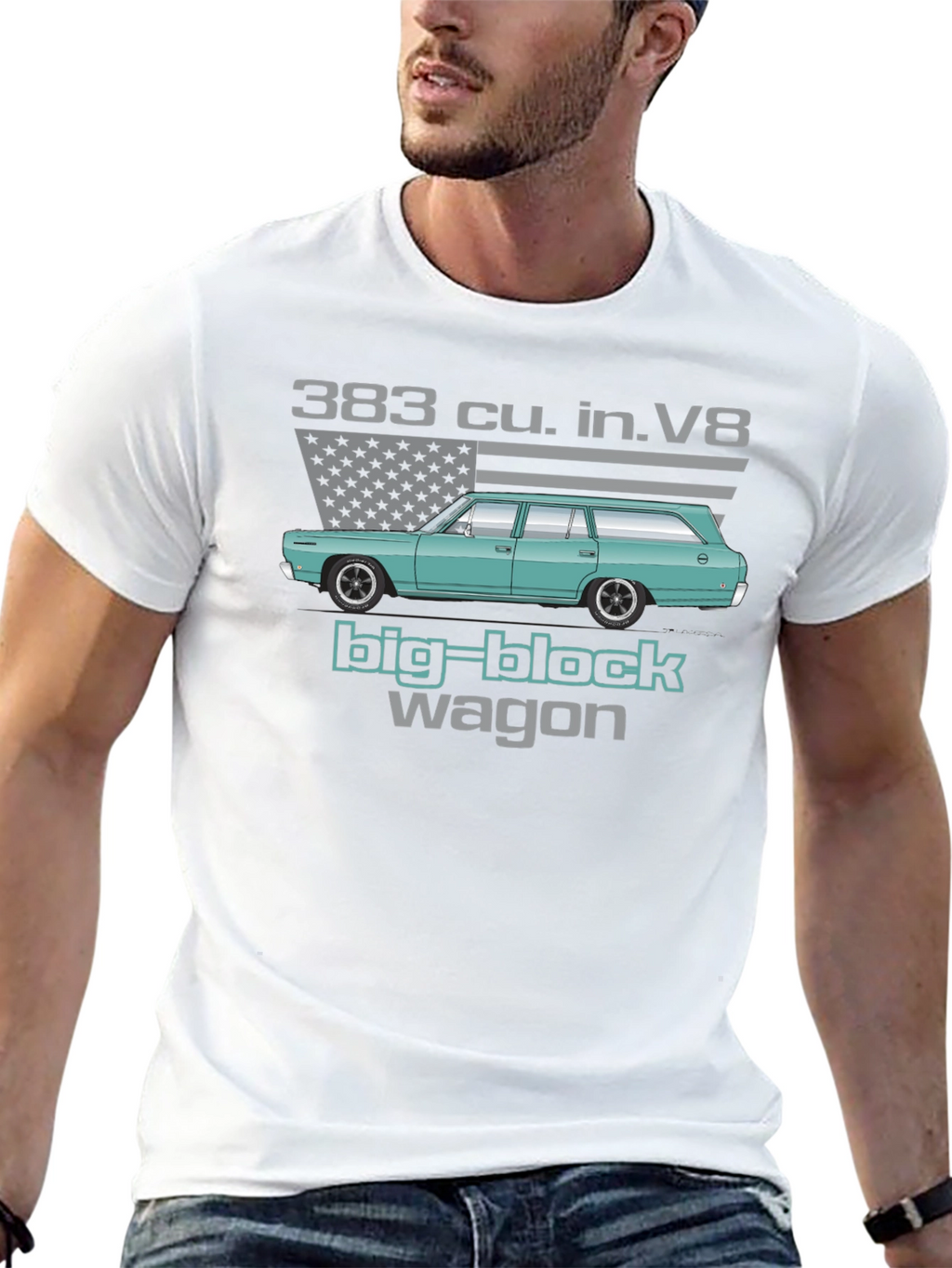 383 Big Block Wagon T-Shirt