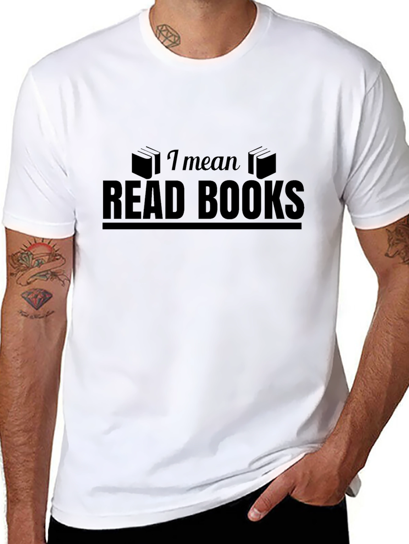 I Mean Read Books T-Shirt