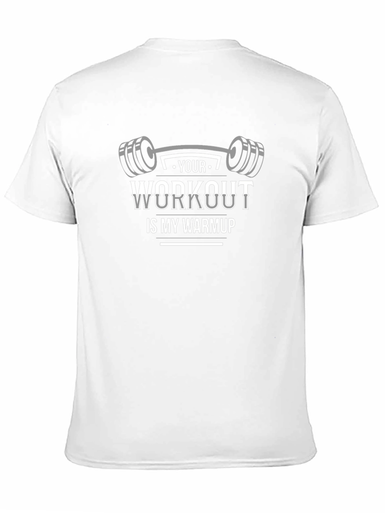 Workout is My Warmup Black T-Shirt