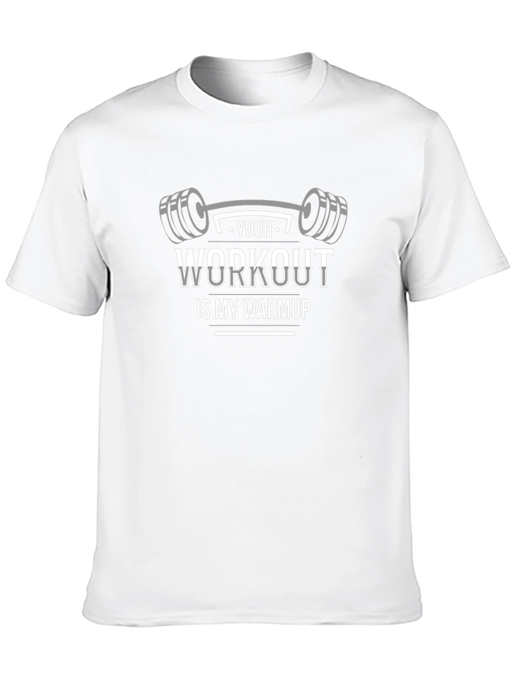 Workout is My Warmup Black T-Shirt