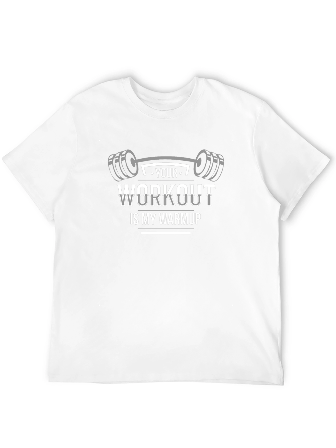 Workout is My Warmup Black T-Shirt