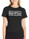 HealthySelf Graphic T-Shirt - Black Unisex