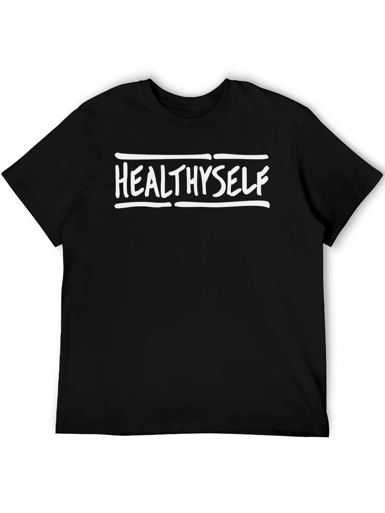HealthySelf Graphic T-Shirt - Black Unisex