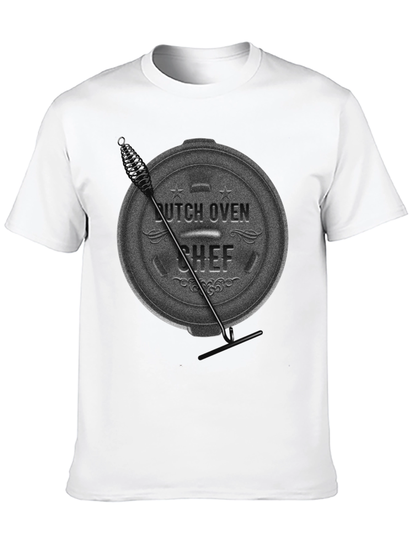 Dutch Oven Chef T-Shirt - Black