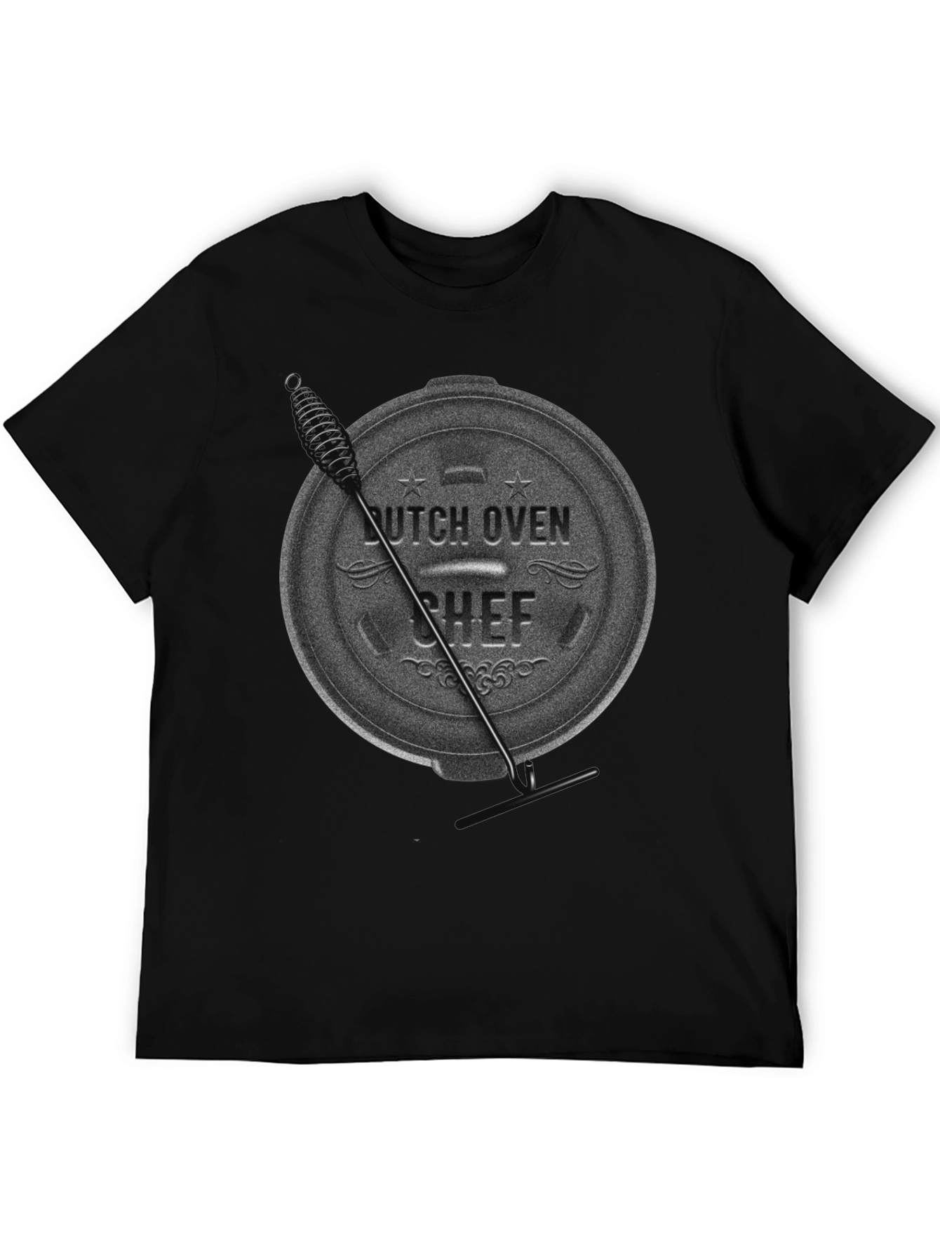 Dutch Oven Chef T-Shirt - Black