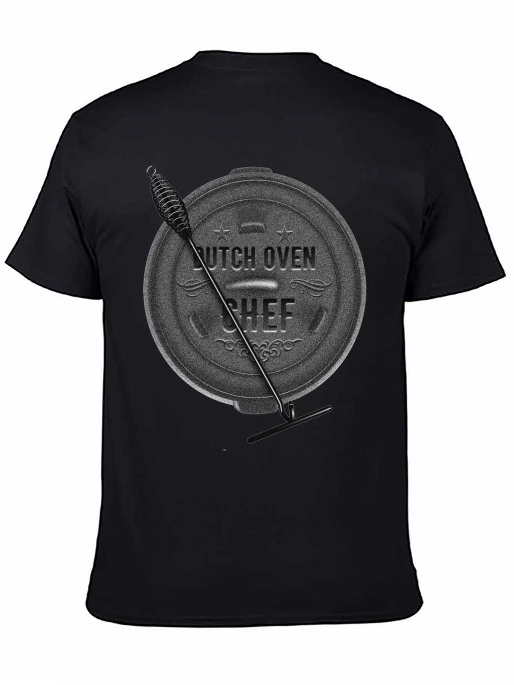 Dutch Oven Chef T-Shirt - Black