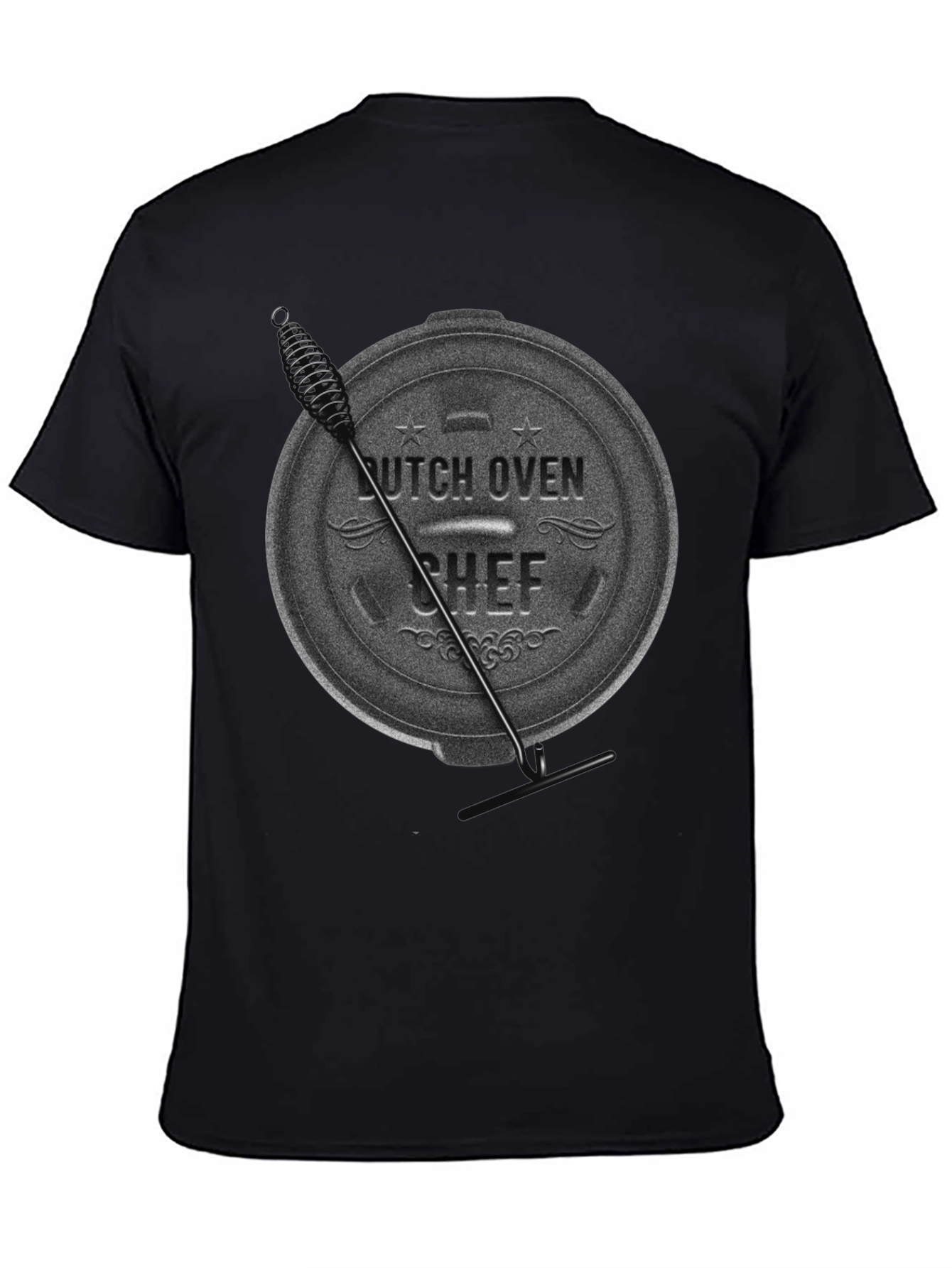 Dutch Oven Chef T-Shirt - Black