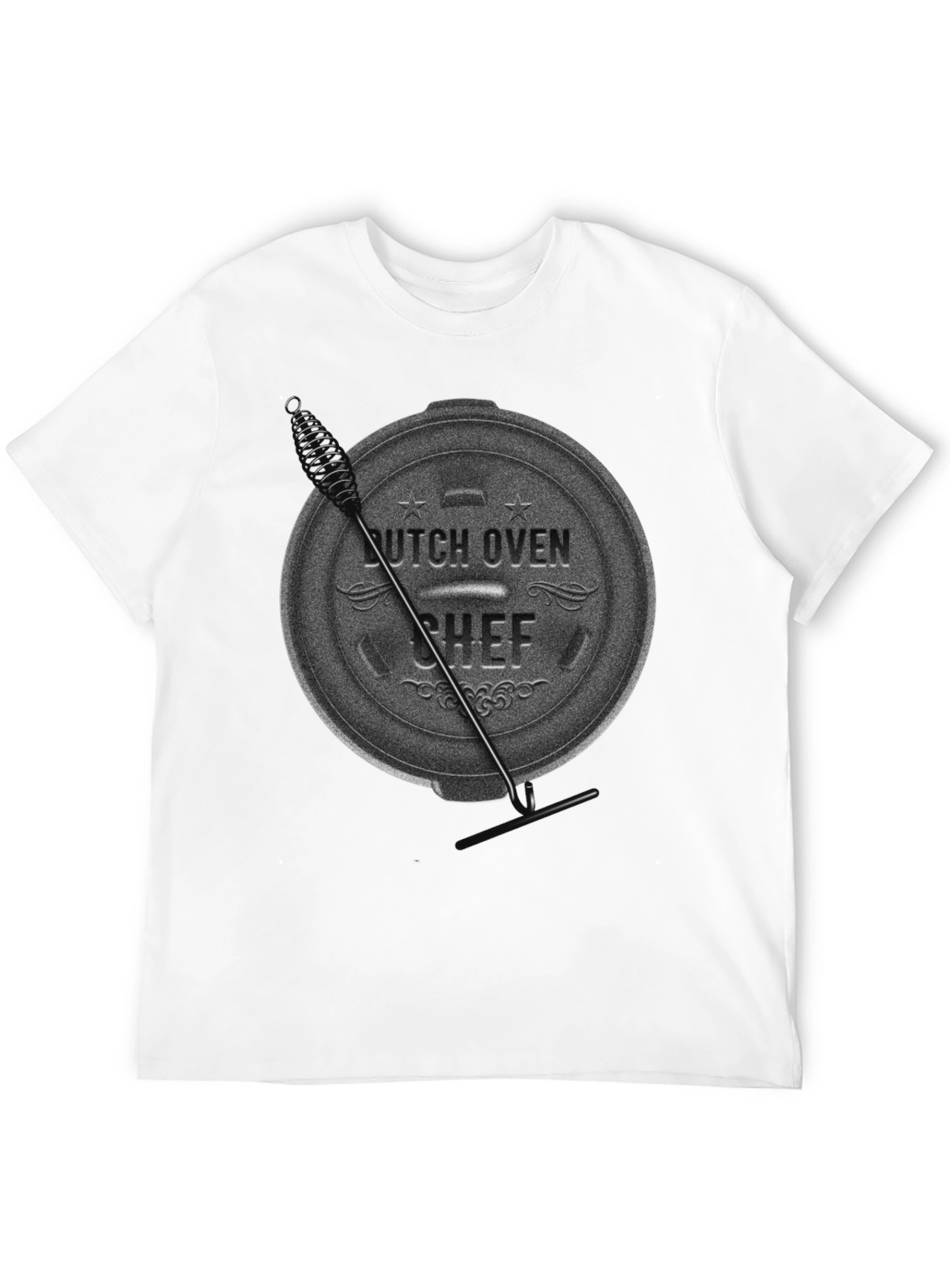 Dutch Oven Chef T-Shirt - Black
