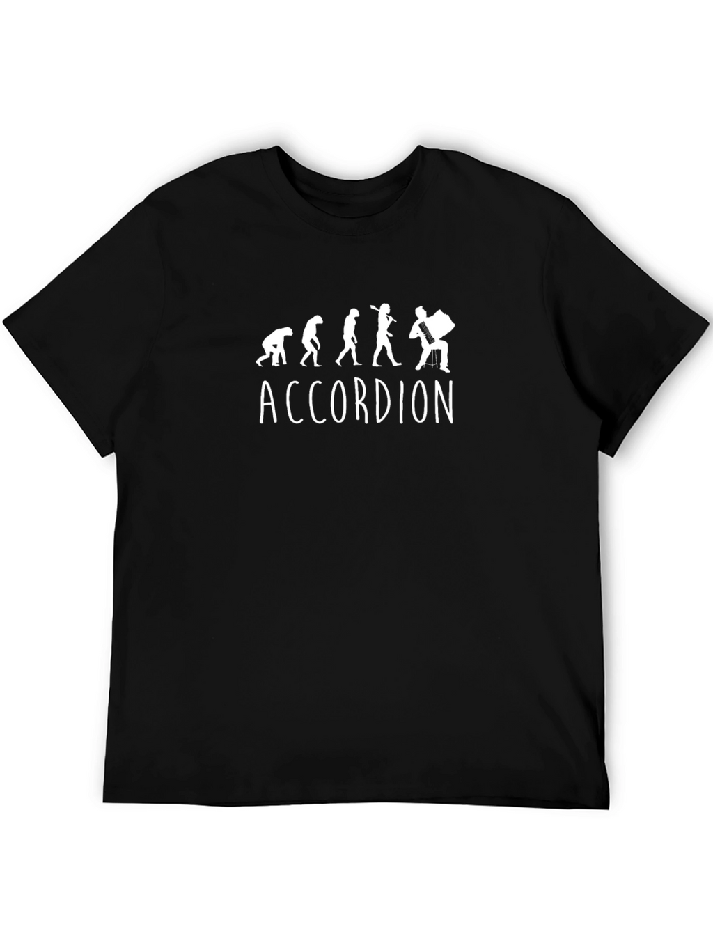 Accordion Evolution Graphic T-Shirt
