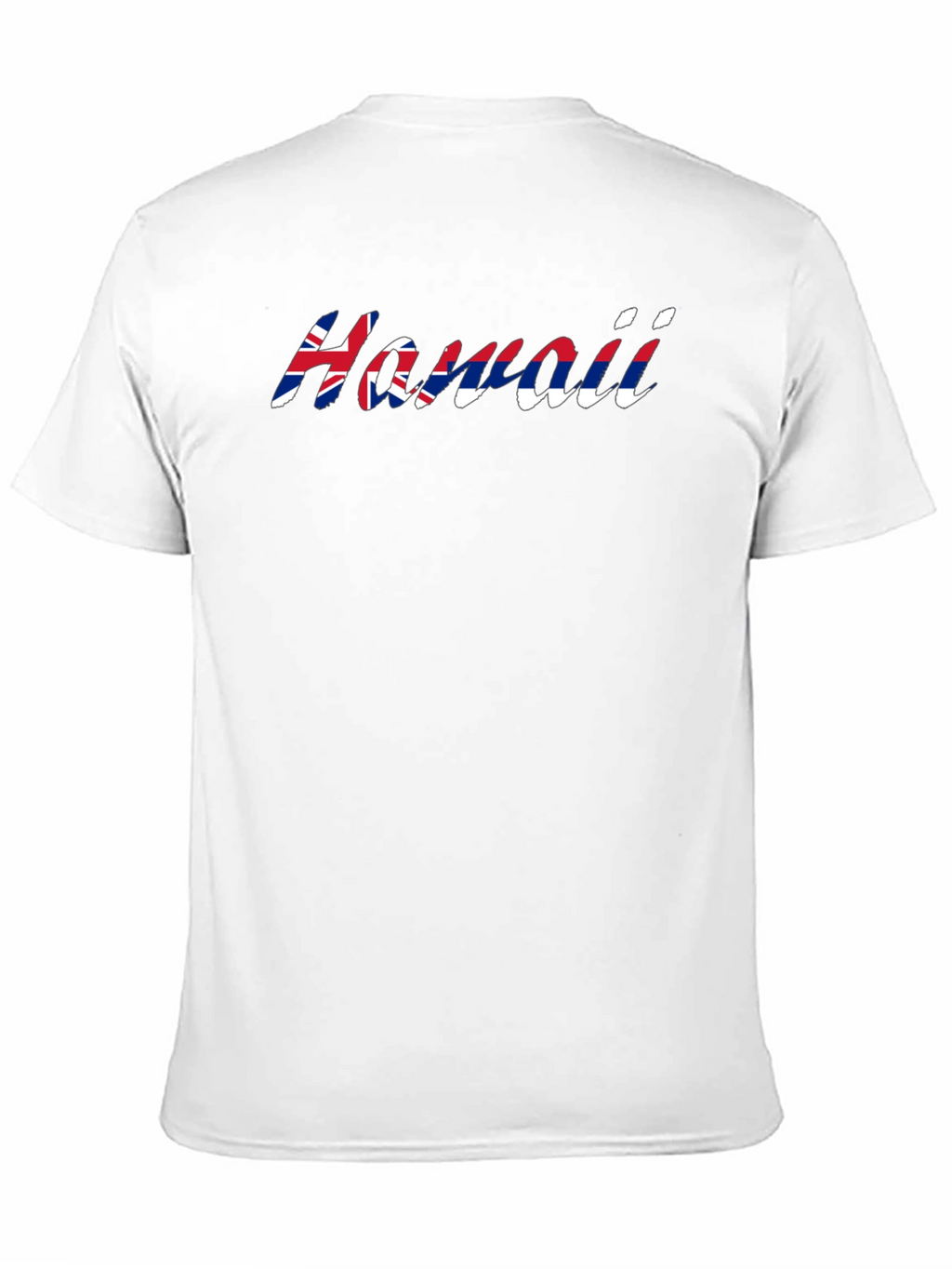 Hawaii Flag T-Shirt - Black Crew Neck Tee