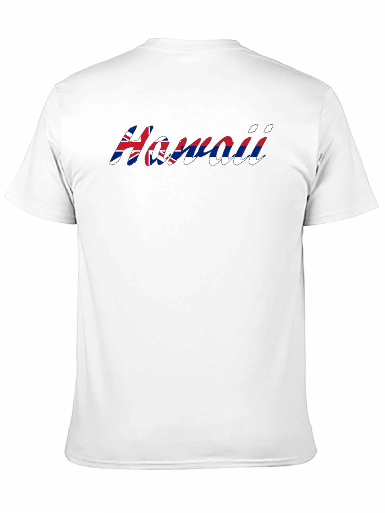 Hawaii Flag T-Shirt - Black Crew Neck Tee