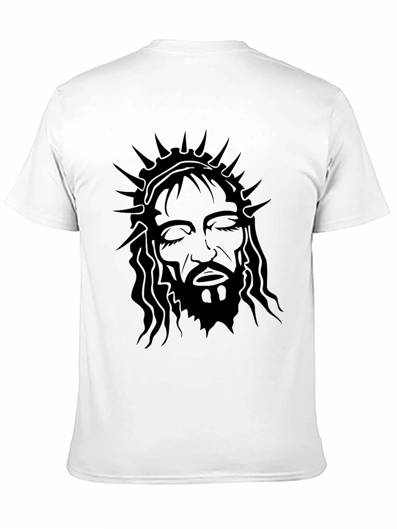 Black Jesus Crown Graphic Tee