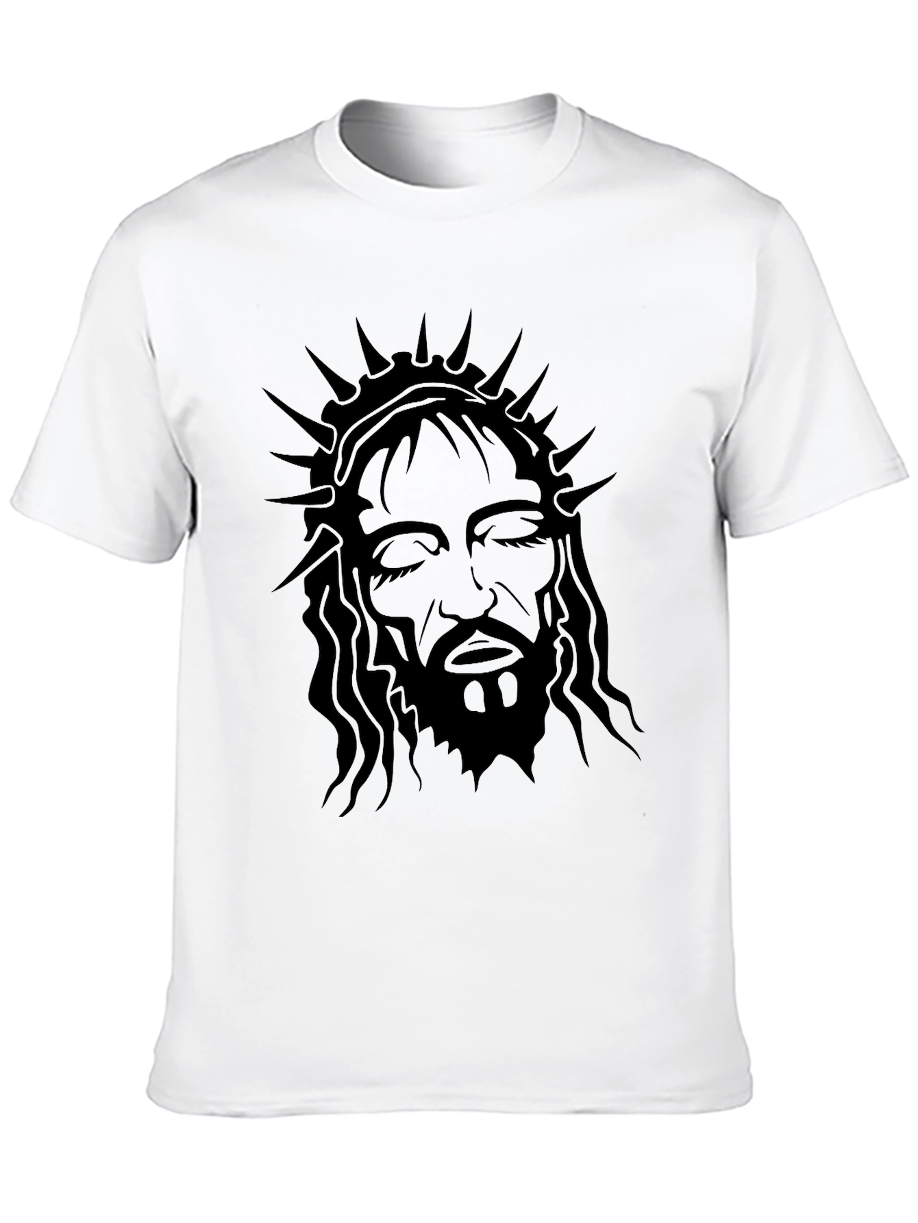 Black Jesus Crown Graphic Tee