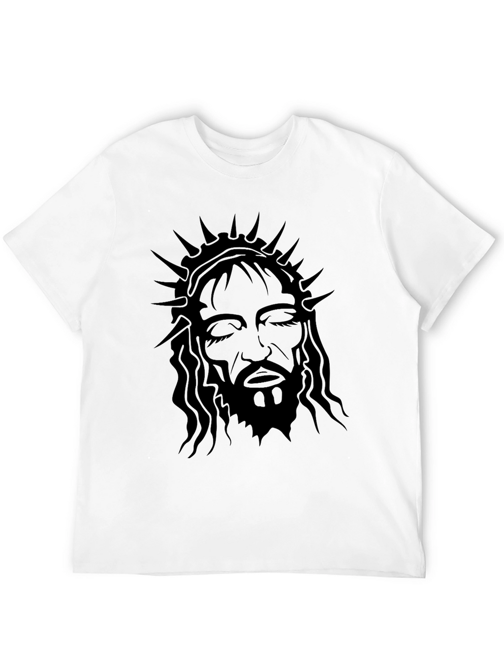 Black Jesus Crown Graphic Tee