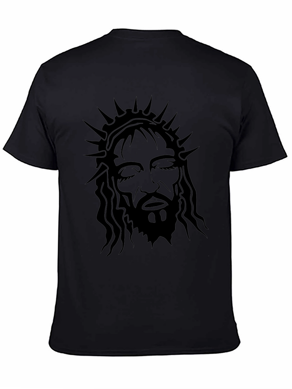 Black Jesus Crown Graphic Tee