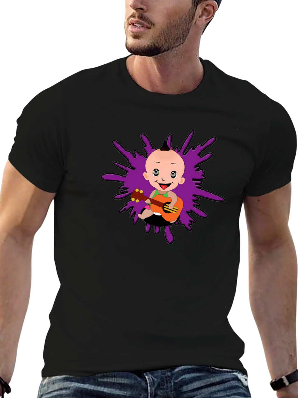 Baby Guitarist Graphic Tee