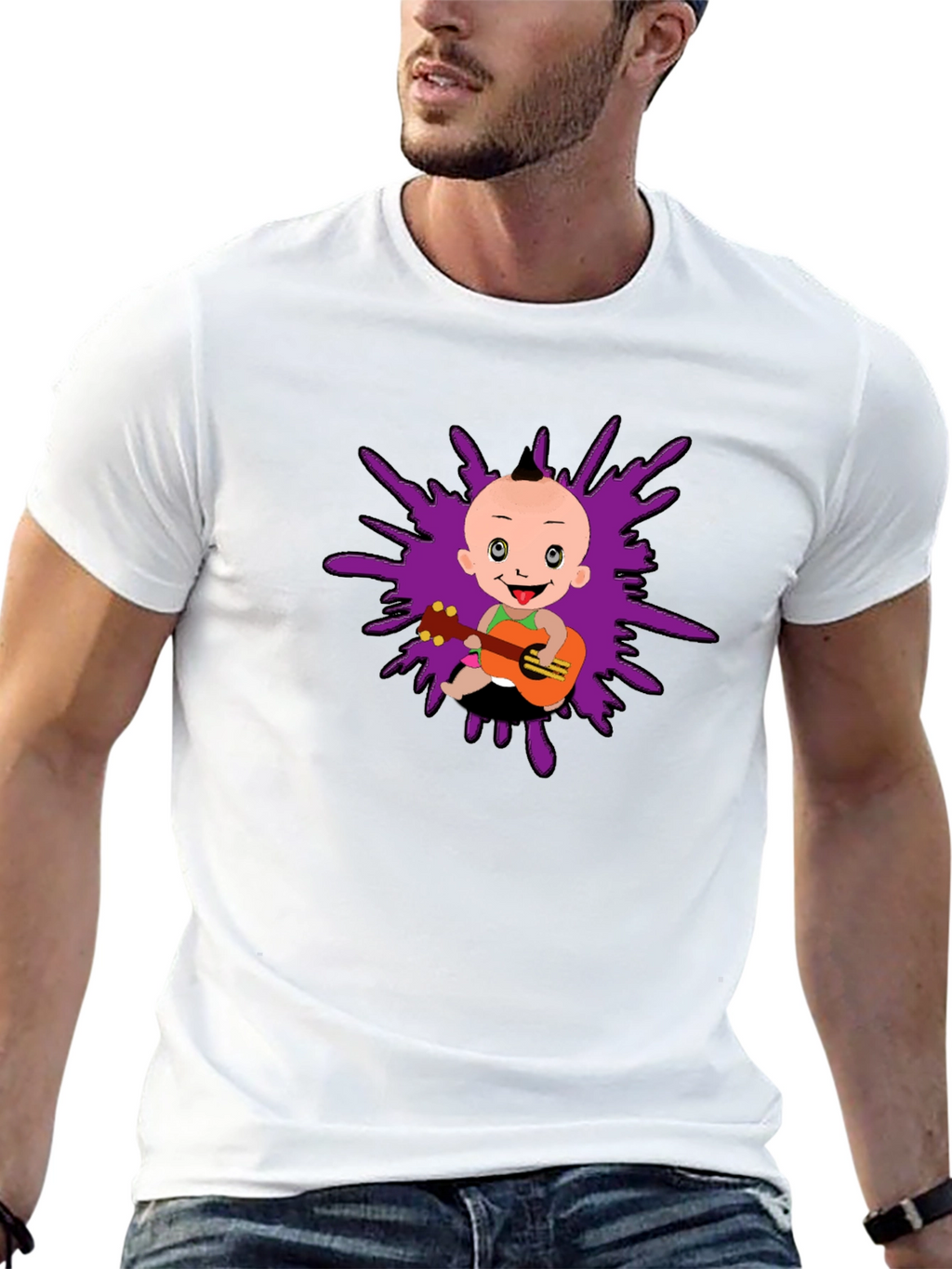 Baby Guitarist Graphic Tee