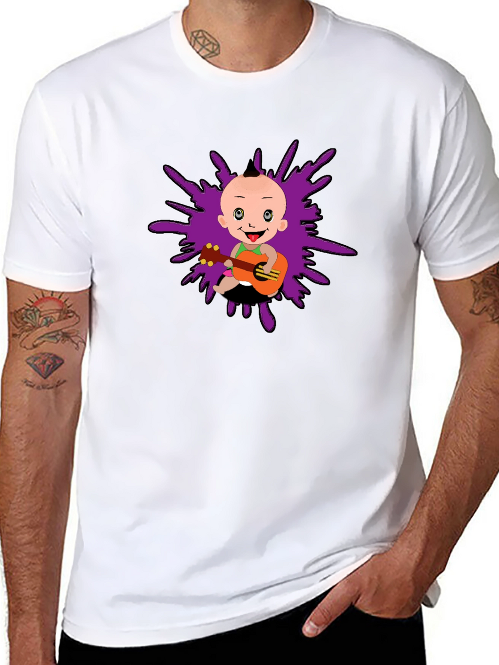 Baby Guitarist Graphic Tee