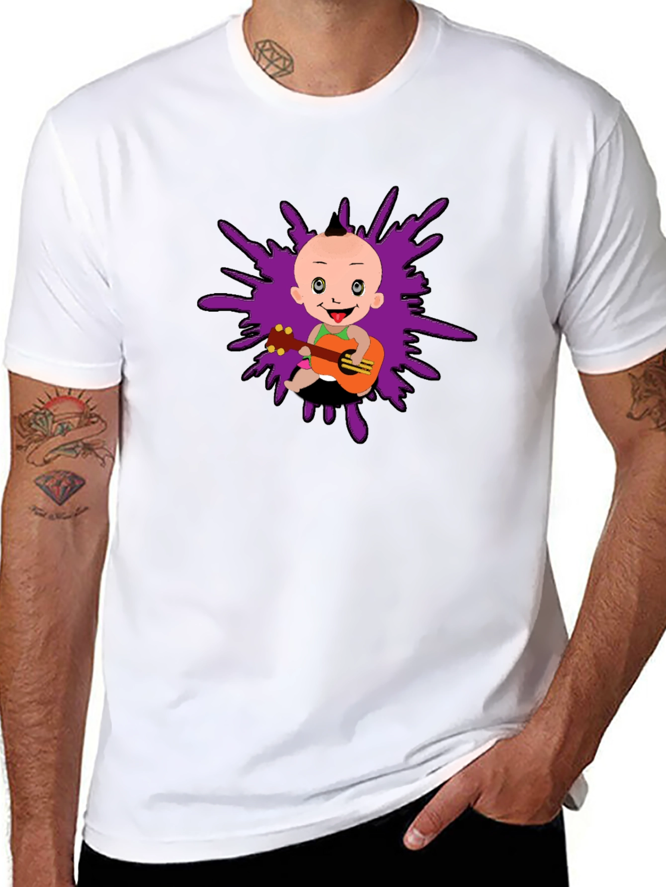 Baby Guitarist Graphic Tee