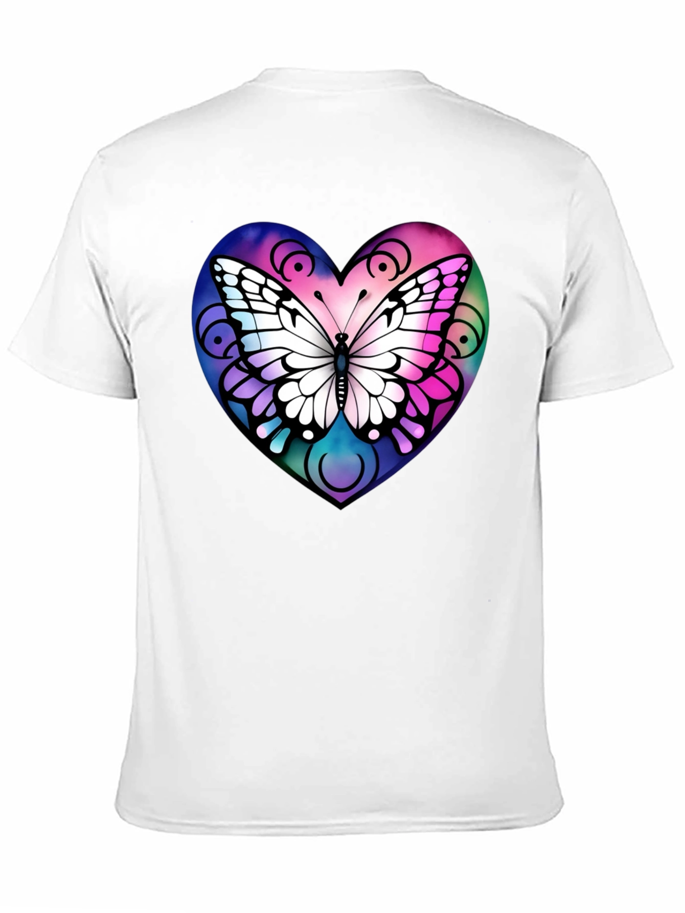 Butterfly Heart Graphic T-Shirt