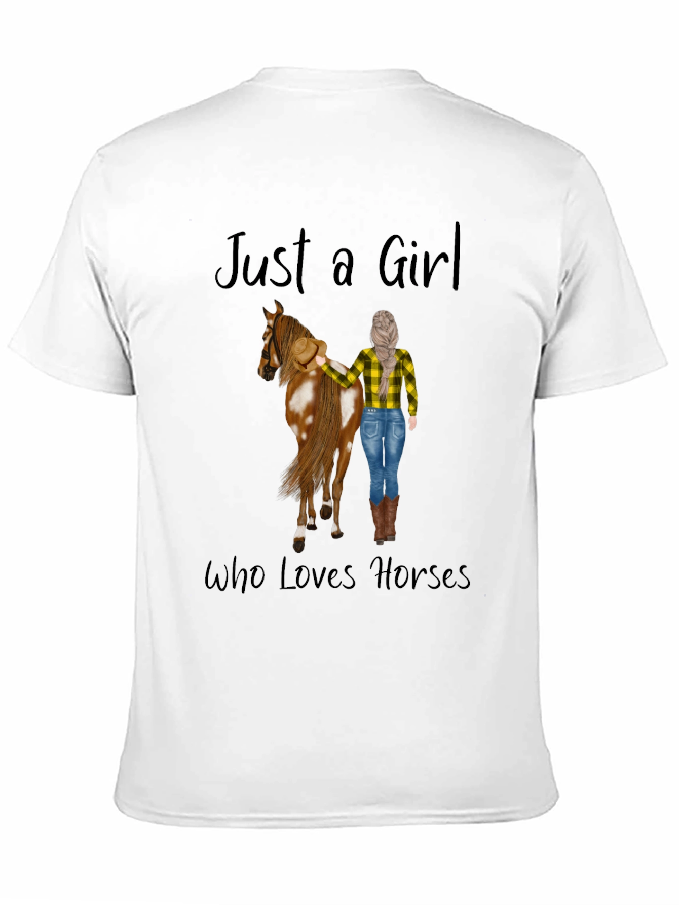 Just a Girl Who Loves Horses Graphic Tee