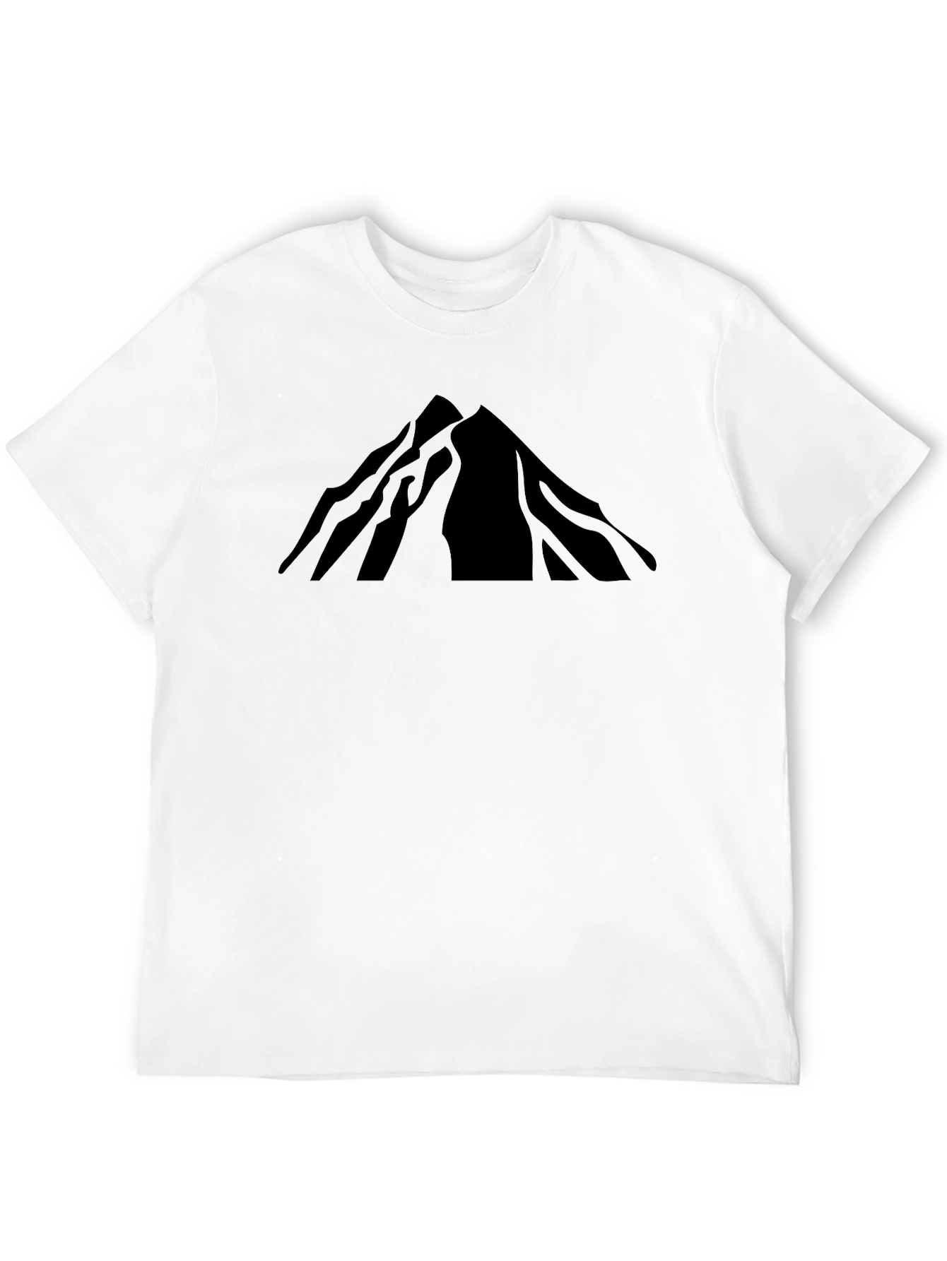 Mountain Silhouette Black T-Shirt