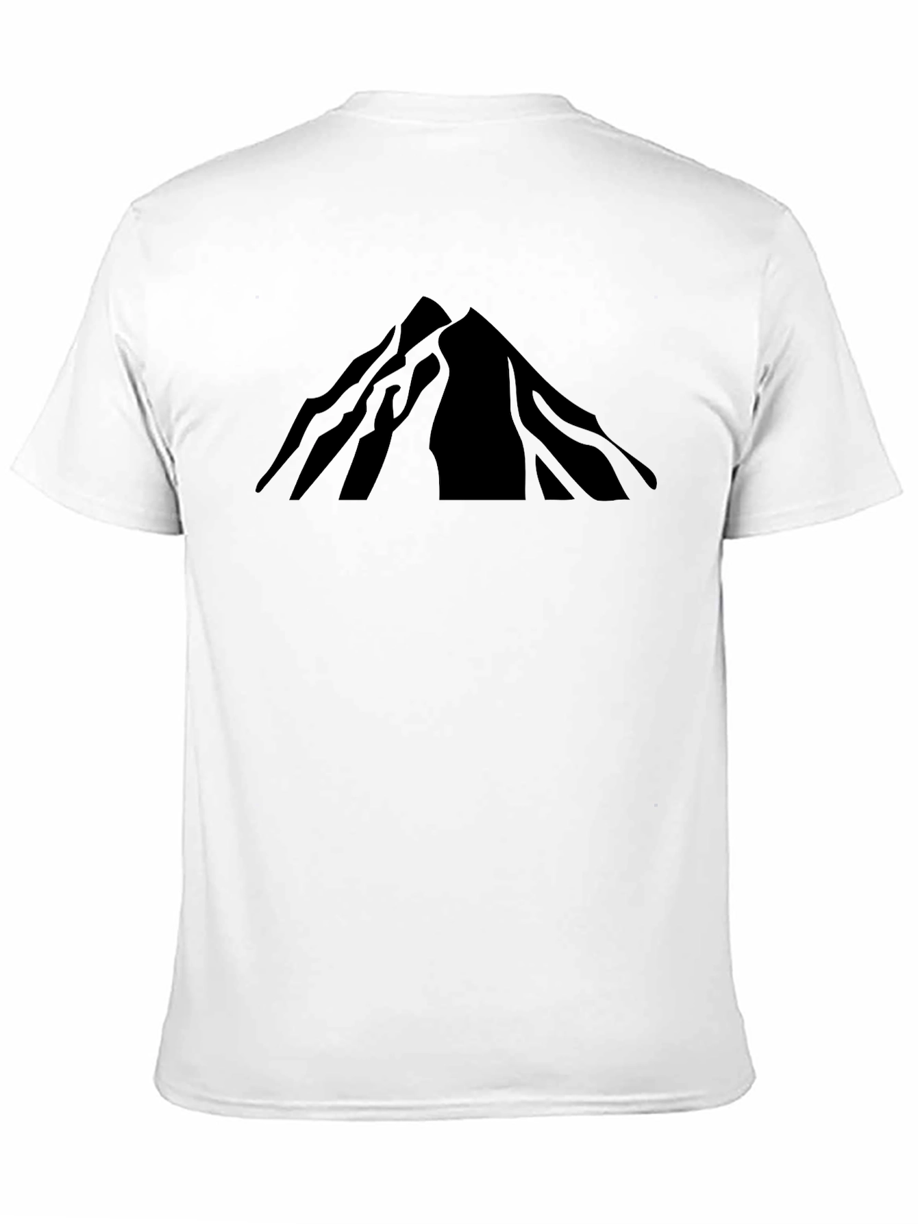 Mountain Silhouette Black T-Shirt